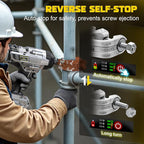 Cordless Impact Wrench 1/2 inch Compatible with Dewalt 20v Battery, 1700 Ft-lbs High Torque Impact Driver with 6Pcs Sockets & Storage Case, Electric Impact Gun with 4-Speed & LED Light