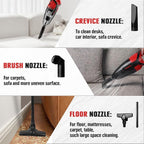 MaxMore 120W Cordless Handheld Vacuum Cleaner Compatible with Milwaukee 18V Battery (Tool Only) Portable Stick Vacuum for Home Hard Floor Carpet Car Pet Hair Cleaning