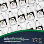 RMR Degreaser and Cleaner Concentrate - Advanced Indoor/Outdoor Formula for Heavy-Duty Commercial, Residential, Automotive, and Equipment Cleaning, 1 Gallon Makes Over 16 Gallons