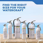 Kidde Fire Extinguisher for Boats, Single-Use 1A10BC, 2 Pack
