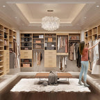 ROOMTEC 25.5" 2 Drawer Short Tower Closet Unit, Modular Closet System with Drawers and Shelf, Wardrobe Organizer for Bedroom or Walk-in Closet, Wall Mounted, Customizable Clothes Storage Unit, Wood