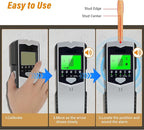 Stud Finder Wall Scanner, Upgraded 5 in 1 Electronic Metal Wood AC Wire Detector with Smart Sensor, LCD Display &Audible Alarm,Stud Beam Finders for the Center and Edge of Stud Metal Joist Pipe