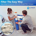 Whole Home Water Filter System| ANTI-SCALE | 3 Stage Water Purifier Whole Home, Top-Tier Anti-Scale Filter Specially Designed to Prevent Scale Build-Up, Protects Appliances, No More Descaler Solution