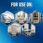 Unger Professional Streak-Free EasyGlide Glass Cleaner Concentrate, 1 Gallon, Ammonia-Free, Makes 100 Gallons of Solution, Safe for Tinted Windows, LOW-E, Windshields and Mirrors