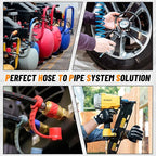 120Pcs Hose Pipe Fitting & Hose Barb Fitting Kit, 48Pcs Hose Pipe Fitting & 32Pcs Hose Barb Fitting & 40Pcs Hose Clamp, Hex Nipple, Reducing Bushing, NPT Adapter, Adapter, Union