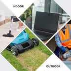 2 Pack 9 ft 14/3C SJTW Appliance and Power Tool Cord, 14 Gauge 3 Prong Heavy Duty Replacement Power Supply Cord Cable, 110V 115V 120V AC Pigtail, 15A, 1875w