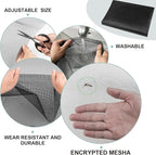 48"X102" Window Screen Replacement, Fiberglass Window Screen Mesh, Replacement Window Screens, Window Screen Door Repair Kit for Patio Porch Sliding Door House Windows Pool Pet, with Ruler