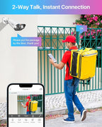 ZOSI 32CH 4K Security Camera System,16pcs 4K/8MP PoE Cameras Outdoor,Human/Vehicle Detection,2 Way Audio,Color Night Vision,16 Port 32 Channel 8MP Dual-Disk NVR with 4TB HDD for 24/7 Recording