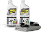 Cerama Bryte Cook Top Cleaner 18 oz 2-Pack & 16 oz Stainless Steel 2-Pack