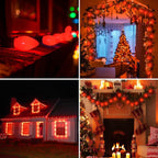 C9 Incandescent Christmas Lights Red Bulb,C9 Red Ceramic Replacement Bulbs for Christmas String Lights Indoor and Outdoor Decorations, E17 Candelabra Base, 7 Watts Night Light Bulbs,25 Pack