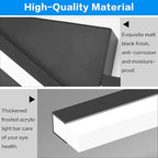 SOLFART Bathroom Lighting Fixtures Over Mirror 40 Inch Dimmable Matte Black Vanity Lights Modern Bathroom Light