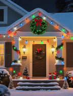 SUNSGNE C9 LED Christmas Multicolor Replacement Light Bulbs, 25 Pack Vintage Shatterproof Colored Christmas Light Bulbs, E17 Intermediate Base