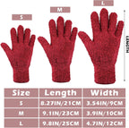 Patelai 3 Pairs Microfiber Plant Dusting Gloves Leaf Cleaning Gloves for Indoor Plants, Blinds, Furniture, House(Medium,Brown, Dark Green, Dark Red)