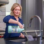 Instant Power Eco Clog Preventer - Enzyme Drain Cleaner Liquid and Deodorizer for Sink, Shower, Toilet, Garbage Disposal Cleaner, Bio-Based Drain Defense, Smell Remover and Odor Eliminator - 1 Gallon