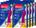 PLAYTEX Living Reuseable Rubber Cleaning Gloves (Medium, 8 Pairs), Premium Protection Reusable Household Gloves
