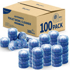 Vacplus Automatic Toilet Bowl Cleaner Tablets, Bathroom Toilet Tank Cleaner (100 PACK), VA-T165