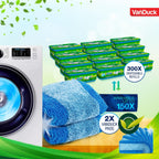 VanDuck Reusable Pet Heavy Duty Mop Pads Compatible with Swiffer Sweeper (6-Pack) - Washable Microfiber Mop Pads for Wet & Dry Use - All Purpose Floor Mopping and Cleaning Product