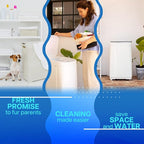 Pet Forge Spin Fresh Compact Washing Machine for Pet Items - Fully Automatic Portable Washer with 8 Pounds Capacity Top Load Spin Mini Washer for Pet Hygiene