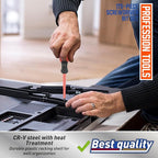 Amartisan 175-piece Magnetic Screwdrivers Set Plastic Racking, DIY Tools Set Tools for Men Tools Gift, Includs Precision screwdriver, Magnetizer, Key Set, Nut Driver and Bit Set