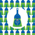 LOLA Whisk Broom, Hand Brush, 72 Pack Durable Bristles, Whisks Away Dirt & Debris, Compact, Hang Hole for Easy Storage, Indoor/Outdoor