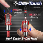 21 Pieces Tool Kit Include Mini Rachet Wrench, S2 Steel Screwdriver Bit, Mini Screwdriver Handle, Magnetic Locking Bit Holder and Nut Driver, Portable Hand Tools Set for Repair