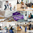 Simply 24x24x1 Air Filter, MERV 13, MPR 1500, 6 Pack, For Home AC Furnace & HVAC (Actual Size: 23.75"x23.75"x0.75") DUST, Pet, & Allergy Control