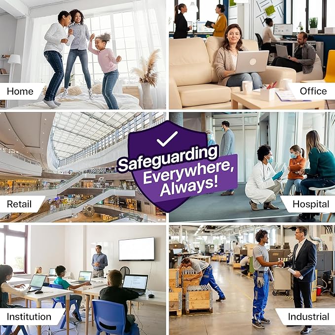 Simply 24x24x1 Air Filter, MERV 13, MPR 1500, 6 Pack, For Home AC Furnace & HVAC (Actual Size: 23.75"x23.75"x0.75") DUST, Pet, & Allergy Control