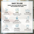 HARRIS Multi-Purpose Pure Liquid Castile Soap for Home Cleaning, Multi-Purpose Cleaner, For Dish Soap, Laundry Detergent, Kitchen and Bathroom Surfaces, Kids Rooms, Unscented, 32 Oz