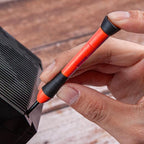 CARTMAN 39-Piece Home Tool Set Kit, Essential Household Hand Tools with Plastic Storage Case, Red