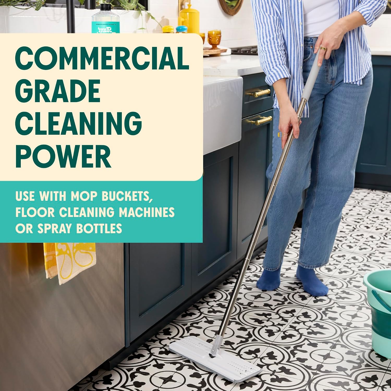 Aunt Fannie's Ultra Concentrated Floor Cleaner Vinegar Wash, Multi-Surface Solution For Mopping, Makes 16 Gallons, Eucalyptus Scent, 32 oz. (Pack of 1)