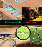Round High Precision 2.4inch 60MM Accuracy 15'/2 Aluminium Cardan Circular Bullseye RV leveling Bubble Levels For Motorhome, Camping, Trailer, Construction, CNC machine