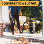 Vacmaster Professional VDK811PW 0201 8 Gallon 4.5 Peak HP Wet/Dry Vac with Self-Cleaning Filter System, 8 Gal, Black