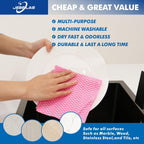 JEBBLAS 50Ct Foodservice Cleaning Towel, Reusable Paper Towels,11.4" x 23.6" Kitchen Cleaning Cloth All Purpose Dish Towels, Foodservice Wipes