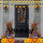 C9 Ceramic Halloween Replacement Bulbs, 25 Pack Orange Light Bulbs for E17 Candelabra Base Outdoor/Indoor String Lights, 7 Watt