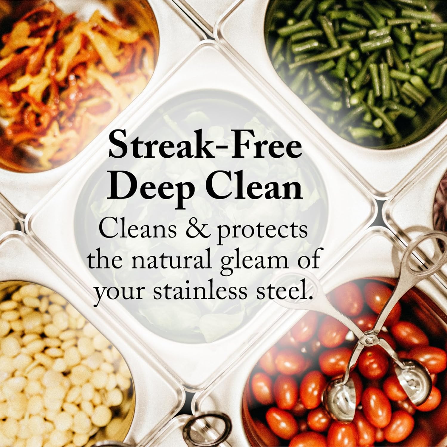 Goddard's Stainless Steel Cleaning Spray for Kitchen Appliances – Removes Grease & Food Stains, Brightens Surfaces to Streak-Free Shine, Resists Fingerprints, 23 oz