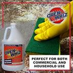 1 Gallon (128 Oz.) Oven-Whiz Oven & Grill Cleaner by FryOilSaver Co., Removes Tough Stains, Carbon, Grease & Food Burnt for BBQ Grills, Ovens, Grates for Home Kitchens, Restaurant, Food Trucks & Diner