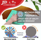 Microfiber Cleaning Cloths,48 Pack, 16"x16", All-Purpose, Softer, Highly Absorbent, Lint-Free, Reusable, Washable Pro Towels, Red, for House, Kitchen, Bathroom, Car, Office