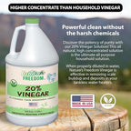 Tankless Water Heater Flush Kit with Gallon Concentrated Vinegar, Dilutes to 4 Gallons