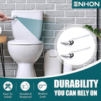 Enhon 1 Pack Universal Toilet Flush Handle Replacement Kit, Compatible with American Standard 738995-0020A Champion4 Toilet Handle Parts Left Hand Trip Lever, White Flusher Handles Repair Kit