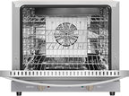 KoolMore 23 in. Countertop Convection Oven for Half-Size Pans with 4 Racks and 2800W of Power in Stainless-Steel - 208/240V, 2.3 cu. ft. ETL Listed (KM-CTCO220-23)
