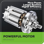 Greenworks 24V MAX Cordless Brushless Drill & Impact Driver Combo Kit, Electric Drill Set, High Torque, Lightweight, Professional Grade, Includes 2x 2.0Ah Batteries, Charger, and Storage Bag