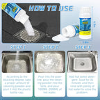 Wild Tornado Sink and Drain Cleaner,The Pipe Dredge Quick Unclog For Kitchen Toilet Sink Drain Quick Cleaning Tool.（5pcs）