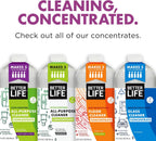 Better Life Floor Cleaner Concentrate- Liquid Multipurpose Cleaner for Wood, Tile, Laminate, Vinyl, Bamboo - Citrus Mint 32oz