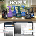 HOPE'S Perfect Kitchen Cleaner Spray - 32 Oz No-Residue All Purpose Cleaning Spray - Multisurface Degreaser for Counters, Stoves, Microwaves, and More - Pet and Home Safe - Pack of 2