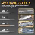 TOOLIOM 195A Stick/Lift TIG Welder with Lift TIG Torch 110V/220V Dual Voltage Welding Machine with Synergic Control Portable MMA Welder Machine with VRD, Hot Start and ARC Force