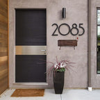 Oakland Living AZ620-COPPER Copper Patriotic Metal Outgoing Mail Flag and Newspaper Hangers Wall Mount Mailbox