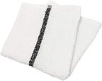 Arkwright Qwick Wick Bar Mop Towels Bulk - (Case of 60) 100% Cotton Quick Dry Dishcloths, Super Absorbent Multipurpose Cleaning Rags for Restaurants, Kitchen, Bathroom, Hotel, 16 x 19 in, Black Stripe