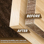 GSCIT Club Birch Edge Banding, 13/16 inch x 250ft roll of Veneer Edge Banding - Pre-glued Flexible, Real Wood Tape for Cabinet Repair & Furniture Restoration