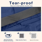 2-Pack Backpack Laundry Bags, Heavy Duty Laundry Bag Backpacks with Adjustable Shoulder Straps, Door Hanging Washing Bag, Laundry Hamper Lining for College Dorm, Travel, Laundromat