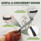 Cleaning Brush - Hard Bristle Crevice Cleaning Brush for Tight Spaces, Gap Scrub Brush, Bathroom Grout Brush, Thin Brush for Household Use, Home Kitchen Toilet Cleaning Supplies
